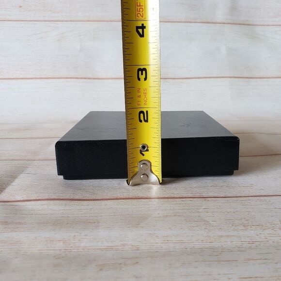 Authentic CHANEL Gift Box Small Wallet Black White Luxury Designer Felt Packing - Picture 10 of 12